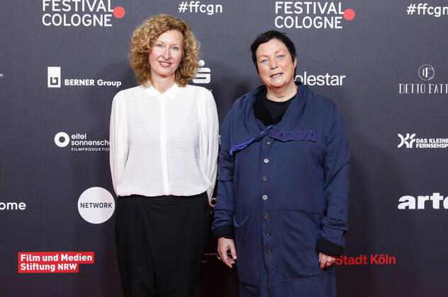 Nana Neul und Martina Richter beim Screening des Kinofilms Töchter , dem Gewinner vom Manfred Stelzer Preis, auf dem 32. Film Festival Cologne 2022 im Filmpalast. Köln, 22.10.2022