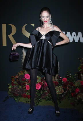 NEW YORK, NY- OCTOBER 25: Coco Rocha at the WWD 2022 Honors Awards at Cipriani South Street in New York City on October 25, 2022. Copyright: xRWx