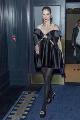 October 25, 2022, New York, United States: Coco Rocha attends the 2022 WWD Honors at Cipriani South Street in New York City. New York United States - ZUMAs197 20221025_zaa_s197_316 Copyright: xRonxAdarx