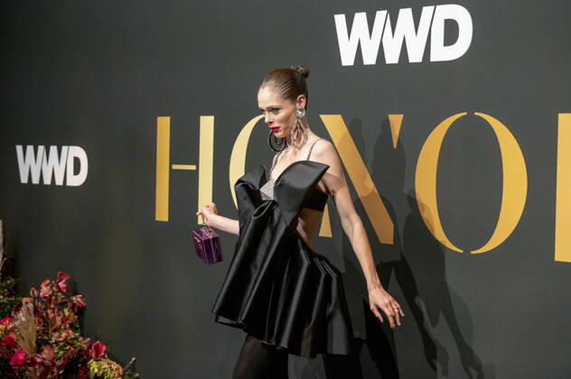 October 25, 2022, New York, United States: Coco Rocha attends the 2022 WWD Honors at Cipriani South Street in New York City. New York United States - ZUMAs197 20221025_zaa_s197_317 Copyright: xRonxAdarx