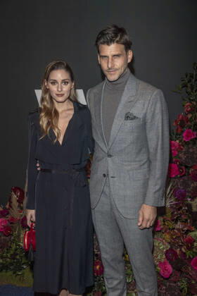 October 25, 2022, New York, United States: Olivia Palermo and Johannes Huebl attend the 2022 WWD Honors at Cipriani South Street in New York City. New York United States - ZUMAs197 20221025_zaa_s197_288 Copyright: xRonxAdarx