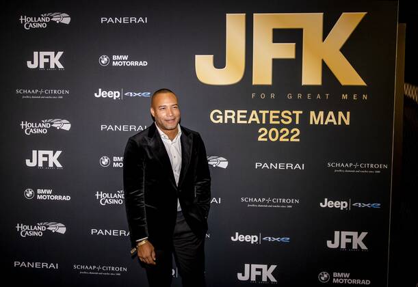 2022-10-27 20:33:52 AMSTERDAM - Everon Jackson Hay ahead of the announcement of JFK s Greatest Man. Every year JFK magazine presents the award to the most stylish, successful, coolest and most charismatic man of the year. ANP SEM VAN DER WAL netherlands out - belgium out