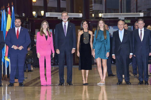 Entertainment Bilder des Tages 27-10-2022 Oviedo Princess Sofia and King Felipe and Queen Letizia and Princess Leonor attend the traditional concert on the eve of the Princess of Asturias awarding ceremony in Oviedo. The Princess of Asturias Awards are given every year to personalities or organizations from all around the world who make significant achievements in the sciences, arts, literature, humanities and sports. No Spain Â  Copyright: xPPEx