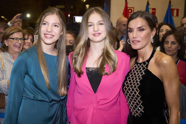 Entertainment Bilder des Tages 27-10-2022 Oviedo Princess Sofia and Queen Letizia and Princess Leonor attend the traditional concert on the eve of the Princess of Asturias awarding ceremony in Oviedo. The Princess of Asturias Awards are given every year to personalities or organizations from all around the world who make significant achievements in the sciences, arts, literature, humanities and sports. No Spain Â  Copyright: xPPEx