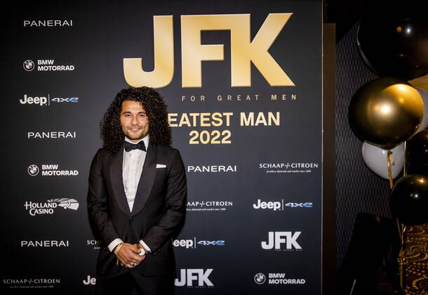 2022-10-27 19:52:03 AMSTERDAM - Alkan Cocklu ahead of the announcement of JFK s Greatest Man. Every year JFK magazine presents the award to the most stylish, successful, coolest and most charismatic man of the year. ANP SEM VAN DER WAL netherlands out - belgium out