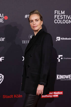 Schauspielerin Nina Hoss bei den Film Festival Cologne Awards auf dem 32. Film Festival Cologne 2022 im E-Werk. Die 47-Jährige erhielt den sogenannten International Actors Award 2022 für ihre Leistungen als Darstellerin. Köln, 27.10.2022 NRW Deutschland Copyright: xChristophxHardtx