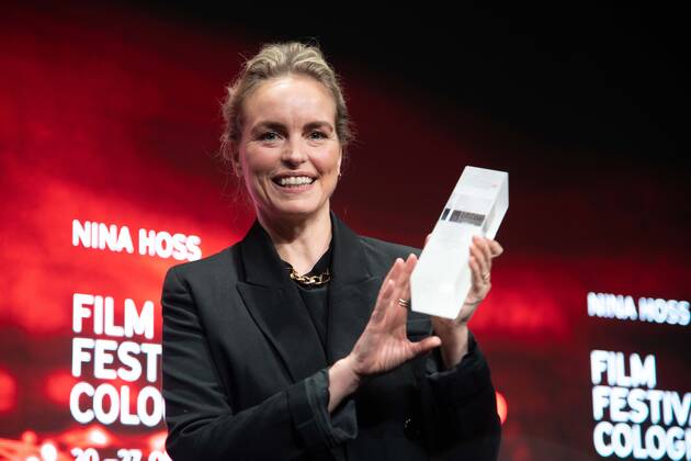 Schauspielerin Nina HOSS bekommt den International Actors Award, Film Festival Cologne awards in Koeln, 27.10.2022.