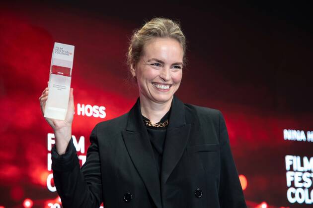 Schauspielerin Nina HOSS bekommt den International Actors Award, Film Festival Cologne awards in Koeln, 27.10.2022.