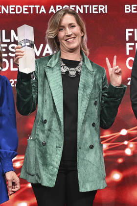 Benedetta Argentieri bei der Verleihung der Film Festival Cologne Awards auf dem 32. Film Festival Cologne 2022 im E-Werk. Köln, 27.10.2022