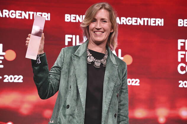 Benedetta Argentieri bei der Verleihung der Film Festival Cologne Awards auf dem 32. Film Festival Cologne 2022 im E-Werk. Köln, 27.10.2022
