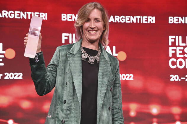 Benedetta Argentieri bei der Verleihung der Film Festival Cologne Awards auf dem 32. Film Festival Cologne 2022 im E-Werk. Köln, 27.10.2022