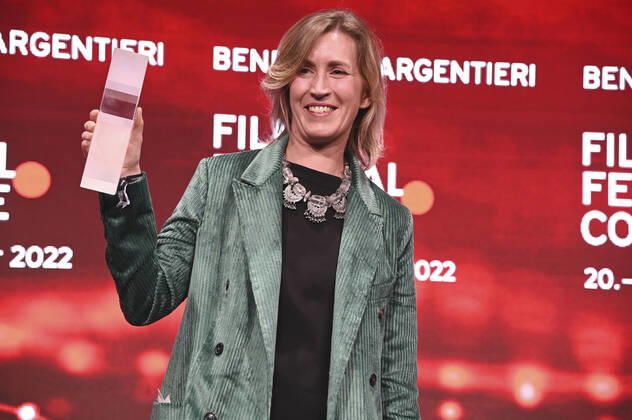 Benedetta Argentieri bei der Verleihung der Film Festival Cologne Awards auf dem 32. Film Festival Cologne 2022 im E-Werk. Köln, 27.10.2022