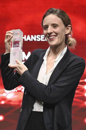 Mia Hansen-Löve bei der Verleihung der Film Festival Cologne Awards auf dem 32. Film Festival Cologne 2022 im E-Werk. Köln, 27.10.2022