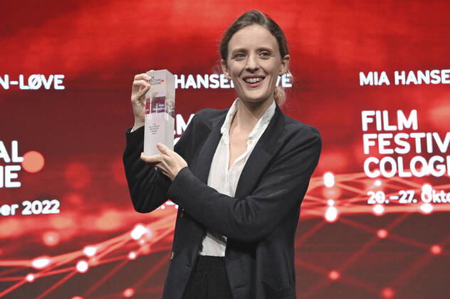 Mia Hansen-Löve bei der Verleihung der Film Festival Cologne Awards auf dem 32. Film Festival Cologne 2022 im E-Werk. Köln, 27.10.2022