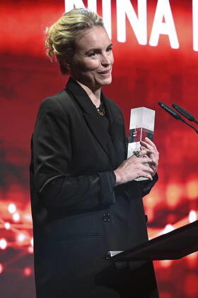 Nina Hoss bei der Verleihung der Film Festival Cologne Awards auf dem 32. Film Festival Cologne 2022 im E-Werk. Köln, 27.10.2022