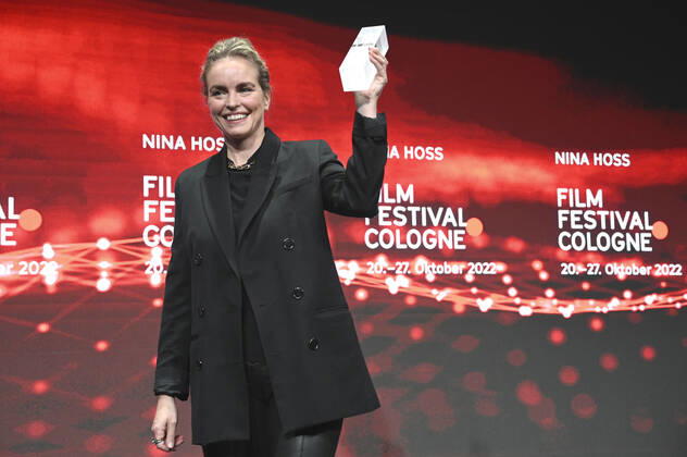 Nina Hoss bei der Verleihung der Film Festival Cologne Awards auf dem 32. Film Festival Cologne 2022 im E-Werk. Köln, 27.10.2022