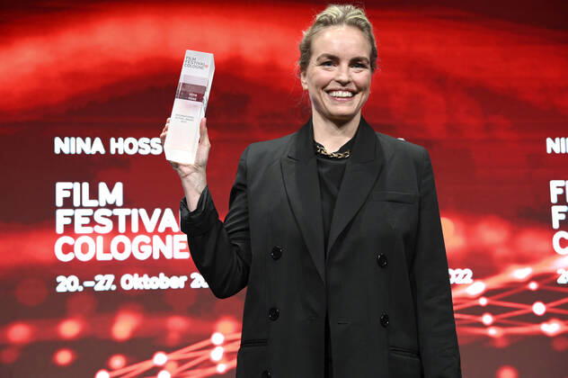 Nina Hoss bei der Verleihung der Film Festival Cologne Awards auf dem 32. Film Festival Cologne 2022 im E-Werk. Köln, 27.10.2022