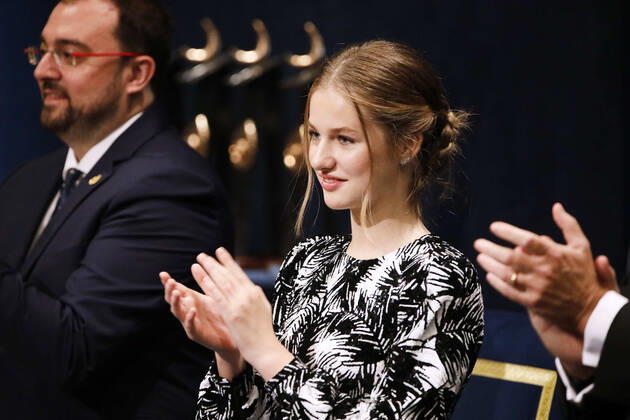 28-10-2022 Campoamor Princess Leonor attend the 2022 Princess of Asturias award ceremony at the Campoamor theatre in Oviedo. No Spain Â  Copyright: xPPEx