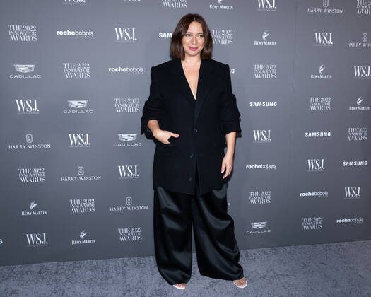 Maya Rudolph arrives on the red carpet for the WSJ. Magazine Innovator Awards at the Museum of Modern Art in New York City on Wednesday, November 2, 2022. 1 NYP20221102530 GabrielexHoltermann