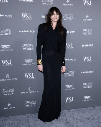 Charlotte Gainsburg arrives on the red carpet for the WSJ. Magazine Innovator Awards at the Museum of Modern Art in New York City on Wednesday, November 2, 2022. 1 NYP20221102562 GabrielexHoltermann