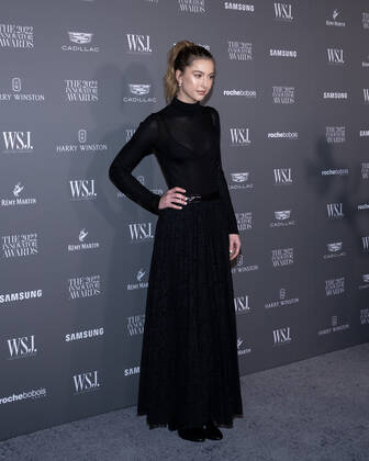 Eve Jobs arrives on the red carpet for the WSJ. Magazine Innovator Awards at the Museum of Modern Art in New York City on Wednesday, November 2, 2022. 1 NYP20221102518 GabrielexHoltermann
