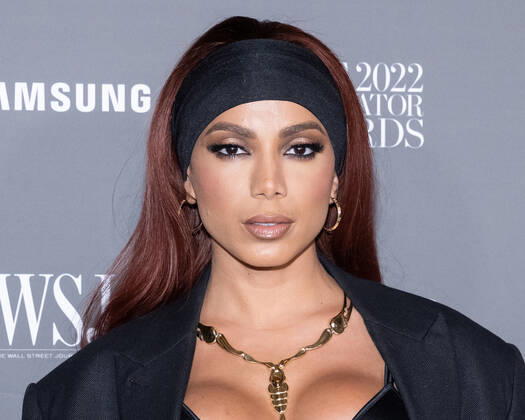 Anitta arrives on the red carpet for the WSJ. Magazine Innovator Awards at the Museum of Modern Art in New York City on Wednesday, November 2, 2022. 1 NYP20221102556 GabrielexHoltermann
