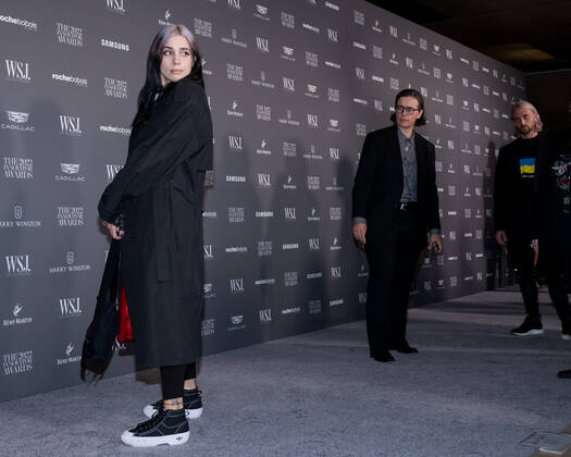 Nadya Tolokonnikova arrives on the red carpet for the WSJ. Magazine Innovator Awards at the Museum of Modern Art in New York City on Wednesday, November 2, 2022. 1 NYP20221102526 GabrielexHoltermann