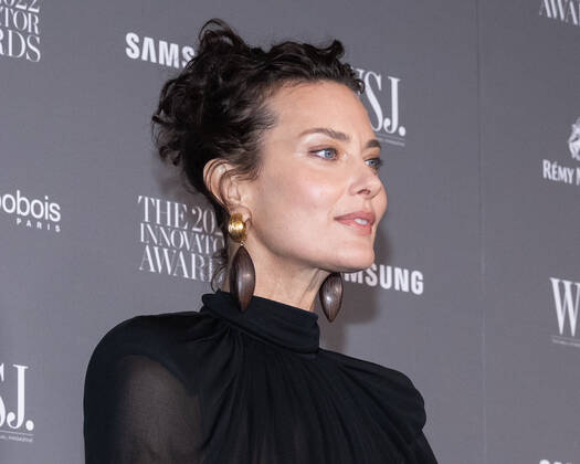 Shalom Harlow arrives on the red carpet for the WSJ. Magazine Innovator Awards at the Museum of Modern Art in New York City on Wednesday, November 2, 2022. 1 NYP20221102553 GabrielexHoltermann