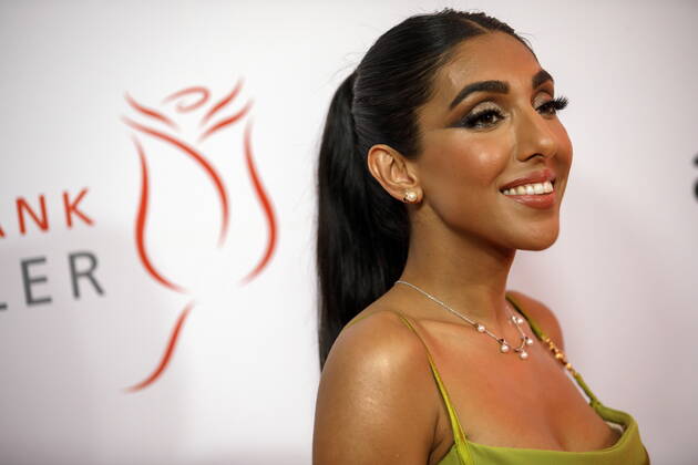 November 7, 2022, TORONTO, ON, CANADA: Canadian author Rupi Kaur attends the 2022 Scotiabank Giller Prize in Toronto, Monday, Nov. 7, 2022. TORONTO CANADA  - ZUMAc35_ 20221107_zaf_c35_123 Copyright: xColexBurstonx