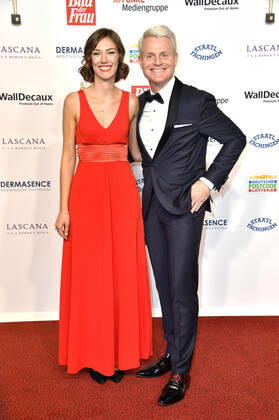 Katharina Bach und Guido Cantz bei der 15. Verleihung der Goldenen Bild der Frau 2022 im Stage Theater Neue Flora. Hamburg, 09.11.2022