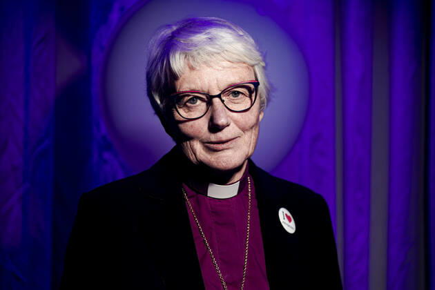 STOCKHOLM 20221110 Antje Jackelén received Honorary Award for Lifetime Achievement during the awarding of the Anders Carlberg Memorial Prize 2022 at Fryshuset in Stockholm Stockholm Sweden x12130x,  Copyright: xTimxAro TTx ANDERS CARLBERGS MINNESPRIS 2022