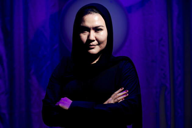 STOCKHOLM 20221110 Fatemeh Khavari, who was named Revanschist of the Year at the awarding of the Anders Carlberg Memorial Prize 2022 at Fryshuset in Stockholm Stockholm Sweden x12130x,  Copyright: xTimxAro TTx ANDERS CARLBERGS MINNESPRIS 2022