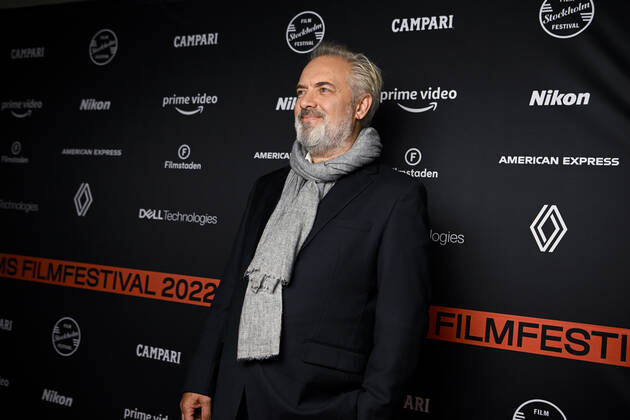 STOCKHOLM 20221111 British director Sam Mendes, current with the film Empire of light, on the red carpet at the Stockholm film festival to receive the honorary Stockholm Visionary Award Stockholm SWEDEN x10070x,  Copyright: xJessicaxGow TTx STOCKHOLMS FILMFESTIVAL