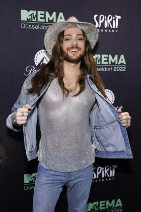 Entertainment Bilder des Tages Moderator Riccardo Simonetti beim Best German Act Award in der Nachtresidenz während der MTV Europe Music Awards 2022. Düsseldorf, 11.11.2022 NRW Deutschland Copyright: xChristophxHardtx