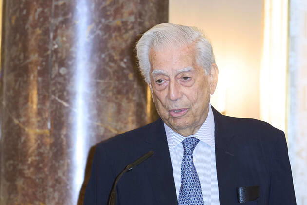 14-11-2022 Madrid Mario Vargas Llosa during the Capote De Las Artes award 2022 ceremony at Wellington Hotel in Madrid. No Spain Â  Copyright: xPPEx