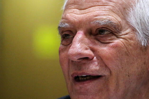 November 15, 2022, Brussels, Brussels Capital Region, Belgium: High Representative of the European Union for Foreign Affairs and Security Policy Josep Borrell during an European Foreign Affairs Council (Defence) at the European Council headquarters in Brussels, Belgium, 15 November 2022. Brussels Belgium - ZUMAm177 20221115_zip_m177_012 Copyright: xValeriaxMongellix