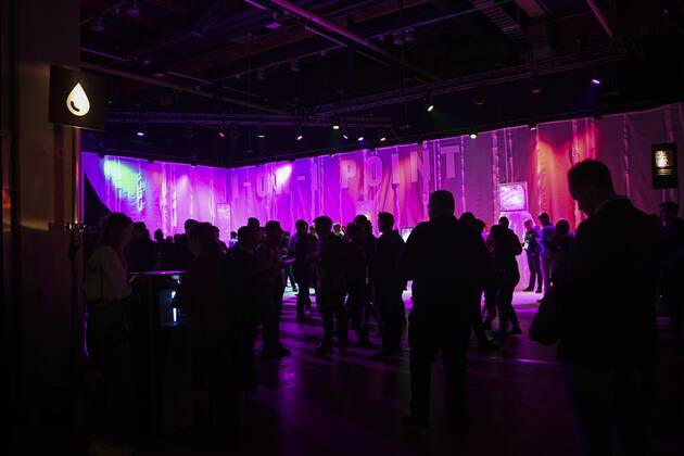 People at the Slush 2022 Startup Event in Helsinki, Finland on November 17, 2022. Helsinki Finland Copyright: xEmmixKorhonenx LKKTF20221117142622GASQ