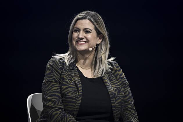OnlyFans Chief Strategy and Operations Officer Keily Blair is interviewed on stage at the Slush 2022 Startup Event in Helsinki, Finland on November 17, 2022. Helsinki Finland  Copyright: xEmmixKorhonenx LKKTF20221117162459NPWQ