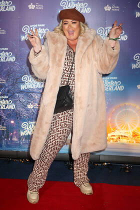 Gemma Collins attends the Hyde Park Winter Wonderland 2022 VIP Preview Night in London. NOVEMBER 17th 2022  CMYx22482