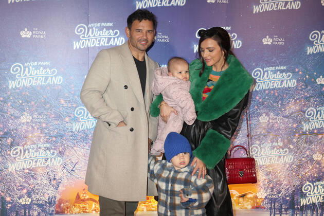 Ryan Thomas and Lucy Mecklenburgh attend the Hyde Park Winter Wonderland 2022 VIP Preview Night in London. NOVEMBER 17th 2022  CMYx22482