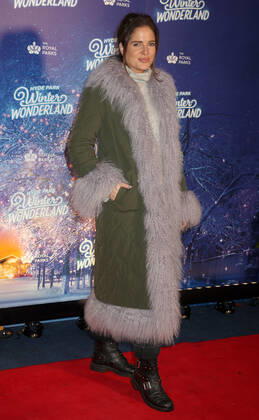 Binky Felstead attends the Hyde Park Winter Wonderland 2022 VIP Preview Night in London. NOVEMBER 17th 2022  CMYx22482