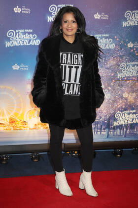 Sonali Shah attends the Hyde Park Winter Wonderland 2022 VIP Preview Night in London. NOVEMBER 17th 2022  CMYx22482