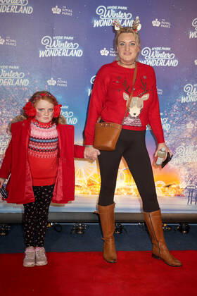 Daisy May Cooper attends the Hyde Park Winter Wonderland 2022 VIP Preview Night in London. NOVEMBER 17th 2022  CMYx22482