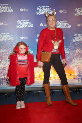 Daisy May Cooper attends the Hyde Park Winter Wonderland 2022 VIP Preview Night in London. NOVEMBER 17th 2022  CMYx22482