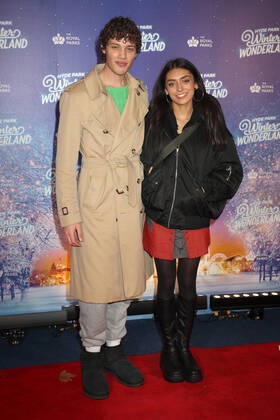 Bobby Brazier attends the Hyde Park Winter Wonderland 2022 VIP Preview Night in London. NOVEMBER 17th 2022  CMYx22482