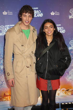 Bobby Brazier attends the Hyde Park Winter Wonderland 2022 VIP Preview Night in London. NOVEMBER 17th 2022  CMYx22482
