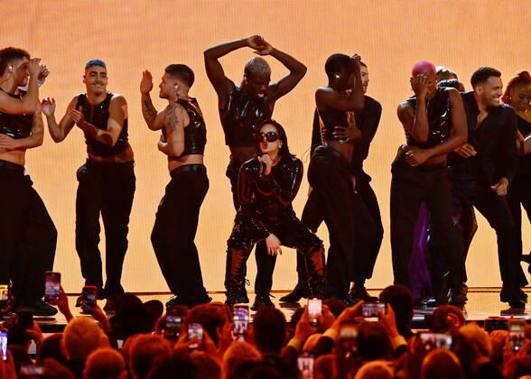 Rosalia performs onstage during the 23rd annual Latin Grammy Awards at the Michelob Ultra Arena at Mandalay Bay Resort and Casino in Las Vegas, Nevada on Thursday, November 17, 2022.  LAV20221117037 JIMxRUYMEN