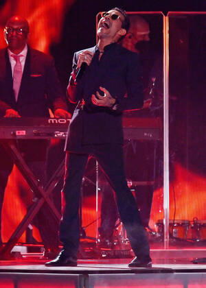 Marc Anthony performs onstage during the 23rd annual Latin Grammy Awards at the Michelob Ultra Arena at Mandalay Bay Resort and Casino in Las Vegas, Nevada on Thursday, November 17, 2022.  LAV20221117043 JIMxRUYMEN
