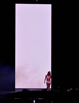 Co-host Anitta performs onstage during the 23rd annual Latin Grammy Awards at the Michelob Ultra Arena at Mandalay Bay Resort and Casino in Las Vegas, Nevada on Thursday, November 17, 2022.  LAV20221117747 JIMxRUYMEN