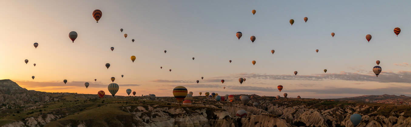 Turkey balloons Cappadocia Goreme Kapadokya , Sunrise in the mountains of Capadocia Sunrise with hot air balloons in Cappadocia, Turkey balloons in Cappadocia Goreme Kapadokya, and Sunrise in the mountains of Cappadocia. Copyright: xZoonar.com FokkexBaarssenx 19153502